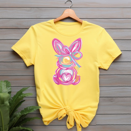 Brushstroke Bunny Tee