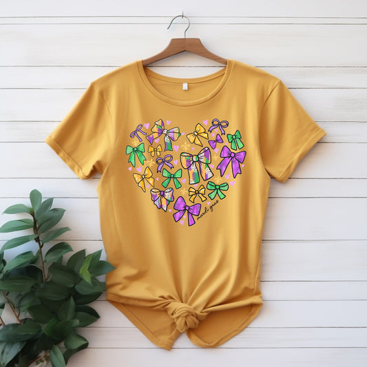 Mardi Gras Bows Tee